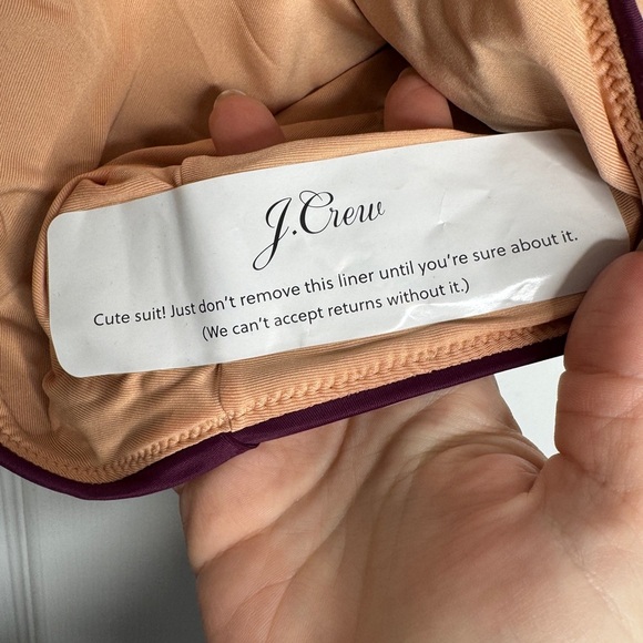 J.Crew NWT Women's Purple High Waisted Bikini Bottom Size XXL - Picture 5 of 6